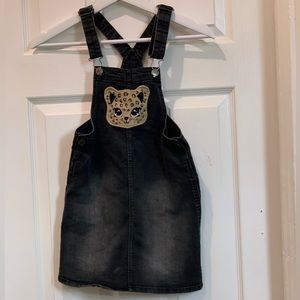 H&M Denim overall dress 9/10